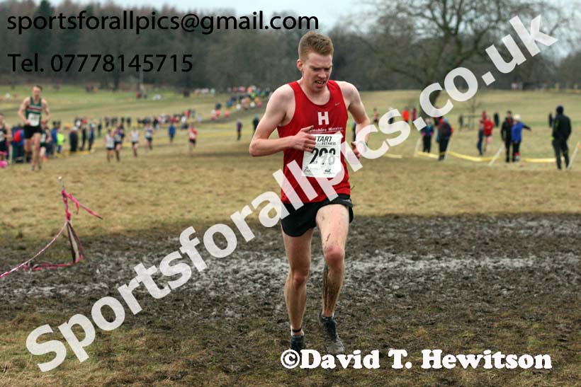 Senior men, 2018 Northern Cross Country Champs., Harewood House, Leeds. Photo: David T. Hewitson/Sports for All Pics